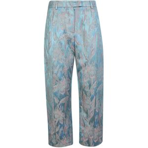 Alberto Biani, Dames, Broeken, Blauw, Maat: XS