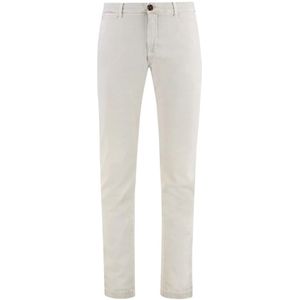 Moorer, Heren, Broeken, Beige, Maat: W31 Katoen,