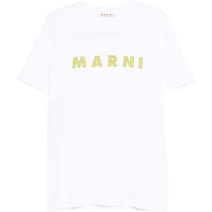 Marni, Heren, Tops, Wit, Maat: XL Katoen,