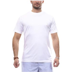 Moschino, Heren, Tops, Wit, Maat: S Katoen,