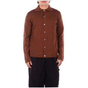 Alpha Studio, Heren, Truien, Bruin, Maat: L Wol,