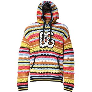 Dolce & Gabbana, Heren, Sweatshirts & Hoodies, Veelkleurig, Maat: L Katoen,