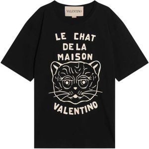 Valentino, Heren, Tops, Zwart, Maat: M
