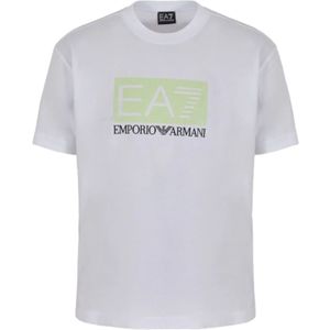 Emporio Armani Ea7, Heren, Tops, Wit, Maat: 5XL