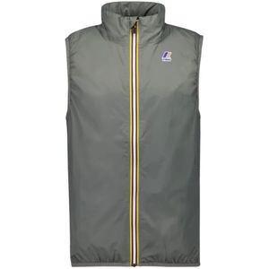 K-Way, Heren, Jassen, Groen, Maat: XL Nylon,