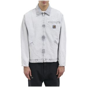 Carhartt Wip, Heren, Jassen, Blauw, Maat: XL Katoen,