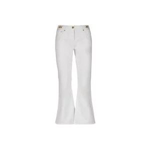 Versace Medusa '95 Flare Jeans , White , Dames , Maat: W26