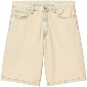 Carhartt Wip, Heren, Korte broeken, Beige, Maat: W29 Katoen,