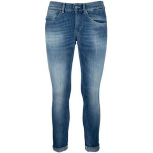 Dondup, Heren, Jeans, Blauw, Maat: W31 Denim,