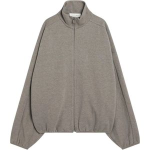 Fear Of God, Heren, Sweatshirts & Hoodies, Grijs, Maat: M Katoen,