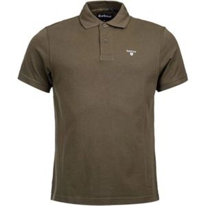 Barbour, Heren, Tops, Groen, Maat: M Katoen,