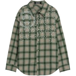 Barrow, Heren, Overhemden, Groen, Maat: L Flanel,