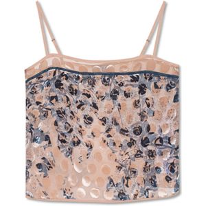 Diesel, Dames, Tops, Roze, Maat: M Zijde,