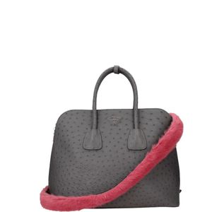 Prada, Dames, Tassen, Grijs, Maat: ONE Size Leer,