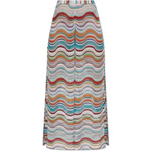 Missoni, Dames, Broeken, Veelkleurig, Maat: S Zijde,