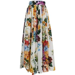 Dolce & Gabbana, Dames, Rokken, Veelkleurig, Maat: XS Katoen,