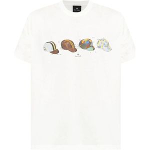 Paul Smith, Heren, Tops, Wit, Maat: L Katoen,