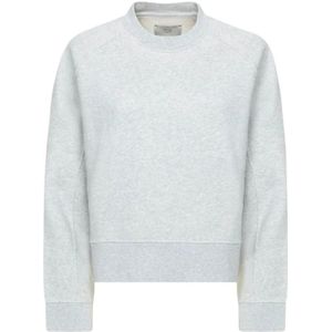 Âme, Dames, Sweatshirts & Hoodies, Grijs, Maat: S Leer,