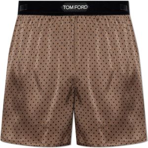 Tom Ford, Heren, Ondergoed, Bruin, Maat: XS Zijde,