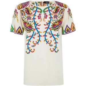 Etro, Dames, Blouses & Shirts, Veelkleurig, Maat: M