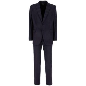 Dries Van Noten, Heren, Pakken, Blauw, Maat: L