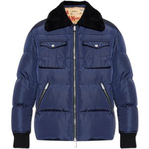 Dsquared2, Heren, Jassen, Blauw, Maat: M Polyamide,