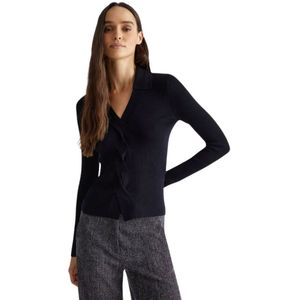 Liu Jo, Dames, Truien, Zwart, Maat: S Viscose,
