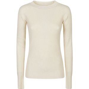 Patrizia Pepe, Dames, Tops, Beige, Maat: M Wol,