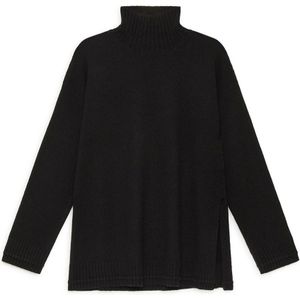 Maliparmi, Dames, Truien, Zwart, Maat: XS Kasjmier,