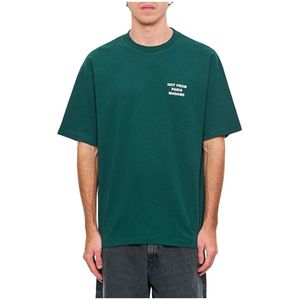 Drole de Monsieur, Heren, Tops, Groen, Maat: L Katoen,