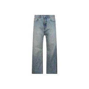 Balenciaga Wide Jeans , Blue , Heren , Maat: W32