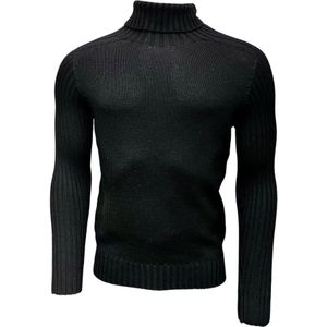 Gran Sasso, Heren, Truien, Zwart, Maat: M Wol,