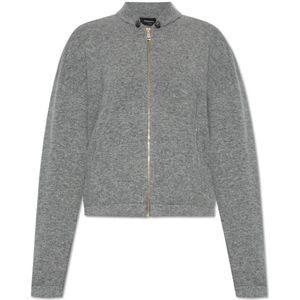 Fabiana Filippi, Dames, Truien, Grijs, Maat: S Wol,