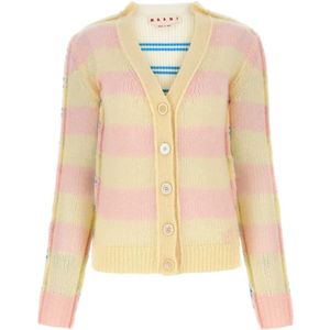 Marni, Dames, Truien, Geel, Maat: 2XS Wol,