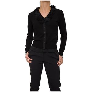 Blugirl, Dames, Truien, Zwart, Maat: S Wol,