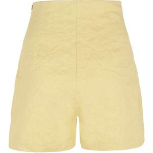 Cortana, Dames, Korte broeken, Geel, Maat: 2XS Satijn,