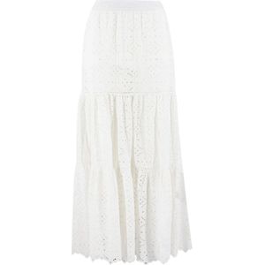 Ermanno Scervino, Dames, Rokken, Wit, Maat: XS Katoen,
