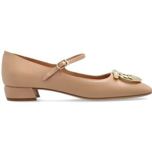 Ferragamo, Dames, Schoenen, Beige, Maat: 36 EU Leer,