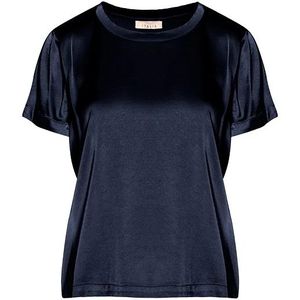 H2O, Dames, Tops, Blauw, Maat: M Satijn,