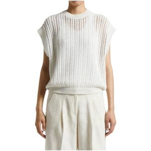 Peserico, Dames, Truien, Wit, Maat: XS