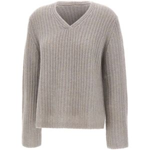 Hemisphere, Dames, Truien, Grijs, Maat: S Katoen,