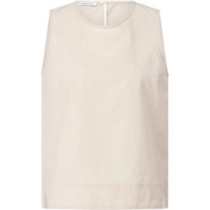 Rosso35, Dames, Tops, Beige, Maat: L Katoen,