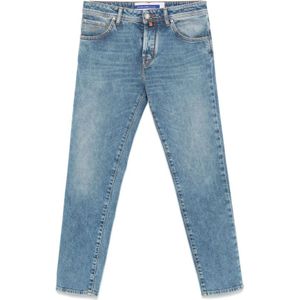 Jacob Cohën, Heren, Jeans, Blauw, Maat: W35