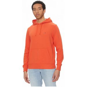 Tommy Hilfiger, Heren, Sweatshirts & Hoodies, Oranje, Maat: S Katoen,