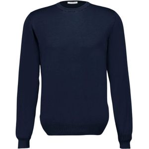 Boglioli, Heren, Truien, Blauw, Maat: XL Katoen,