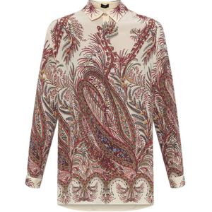 Etro, Dames, Blouses & Shirts, Veelkleurig, Maat: M Zijde,