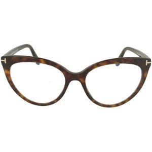 Tom Ford, Dames, Accessoires, Bruin, Maat: 55 MM