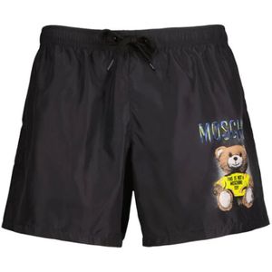 Moschino, Heren, Badkleding, Zwart, Maat: S
