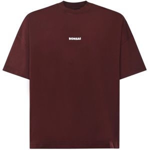 Bonsai, Heren, Tops, Rood, Maat: L Katoen,