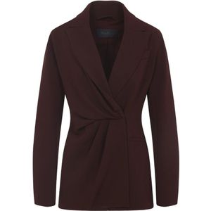 Max Mara, Dames, Jassen, Rood, Maat: 2XS Zijde,